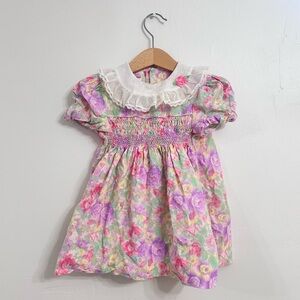 Polly flinders floral vintage dress size 2t